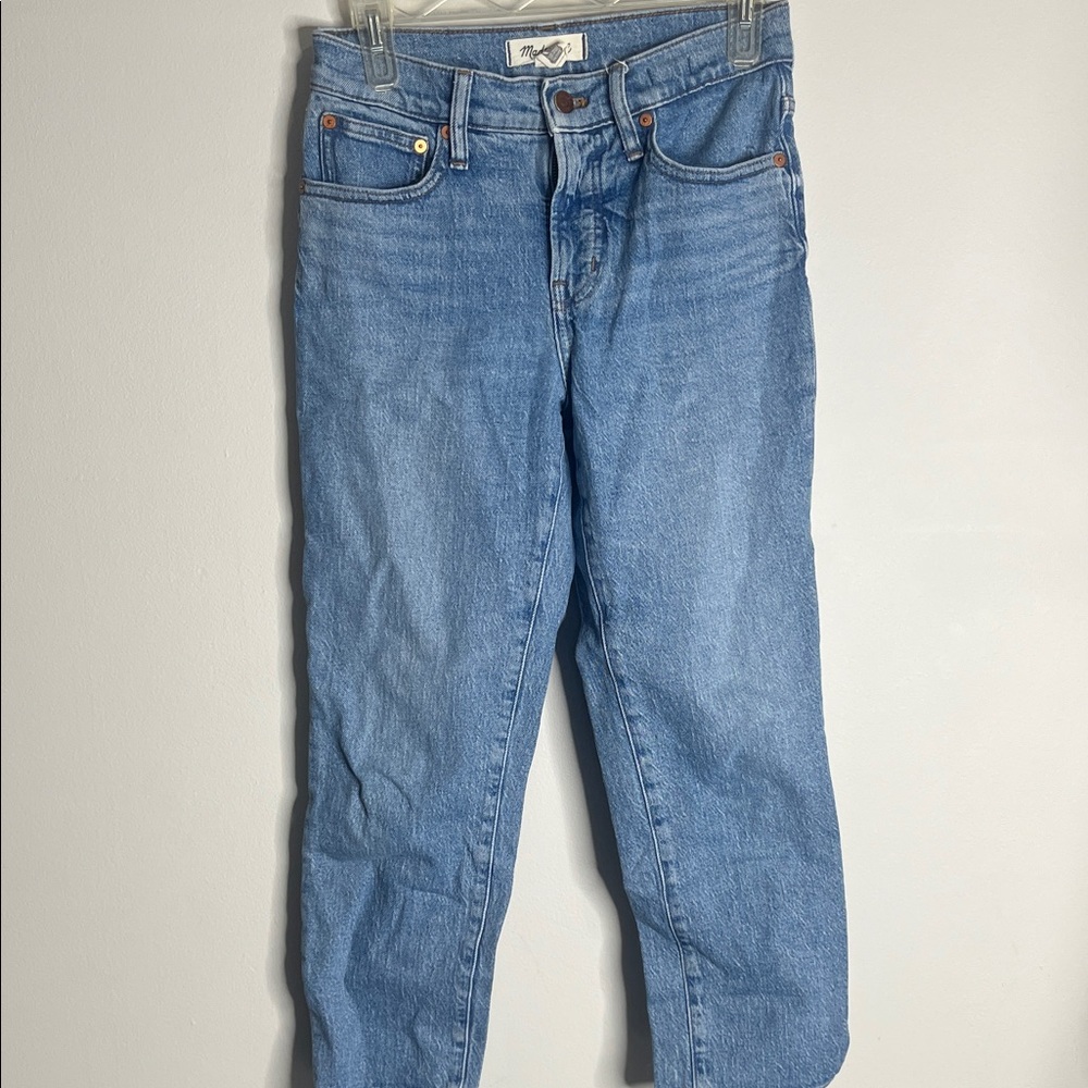 Madewell Classic Blue Straight Leg Jeans